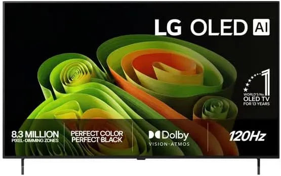 LG, OLED displeje, TV - OLED - 48 palců - 4K UHD - B6 - Smart TV - 120Hz - černá Absolute, Černá, OLED, 4K, 120Hz