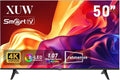 XUW DVB-T2/S2 DVB-T2, Televizory, 50 palců UHD 4K Smart TV, D- LED podsvícení TV, bezbariérový design, HDMI USB /, Černá, 4K