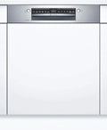 Bosch kWh/100 SMI6ZCS07E, Myčky nádobí, 60 cm, 6 myček nádobí MI6ZCS07E série 6 částečně integrované / C / 60 cm / nerezová ocel, Stříbrná