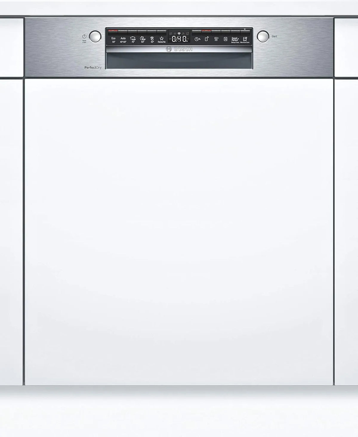 Bosch kWh/100 SMI6ZCS07E, Myčky nádobí, 60 cm, 6 myček nádobí MI6ZCS07E série 6 částečně integrované / C / 60 cm / nerezová ocel, Stříbrná
