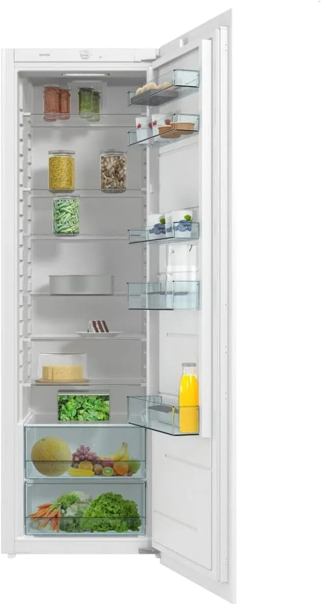 Gorenje RI4182E1, Kombinované chladničky s mrazákem, built- in lednice, 301 l, A + +, bílá (301 l, SN-T, 37 dB, bílá)