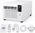 HCAUYNN, Mobilní klimatizace, Mobilní klimatizace 750W s výfukovou hadicí, hladina hluku 35dB, Bílá, 750W, 35dB, 280W
