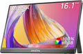 ARZOPA Laptop/PC/Mac/PS3/4/5/Xbox, Monitory, 16.1 'Přenosný monitor, 1920 × 1080 FHD IPS sRGB Přenosný monitor pro, Černá, 16.1 '