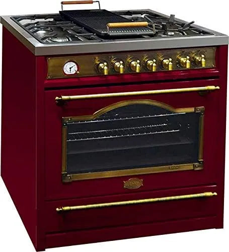 Kaiser, Sporáky, 90cm/ Empire HGE 93555 Rotem / Retro Gas Elektro Standstad 90cm / Range Cooker /, Černá, 90cm, 115L, 4, 5 Kw, 3, 8 kW