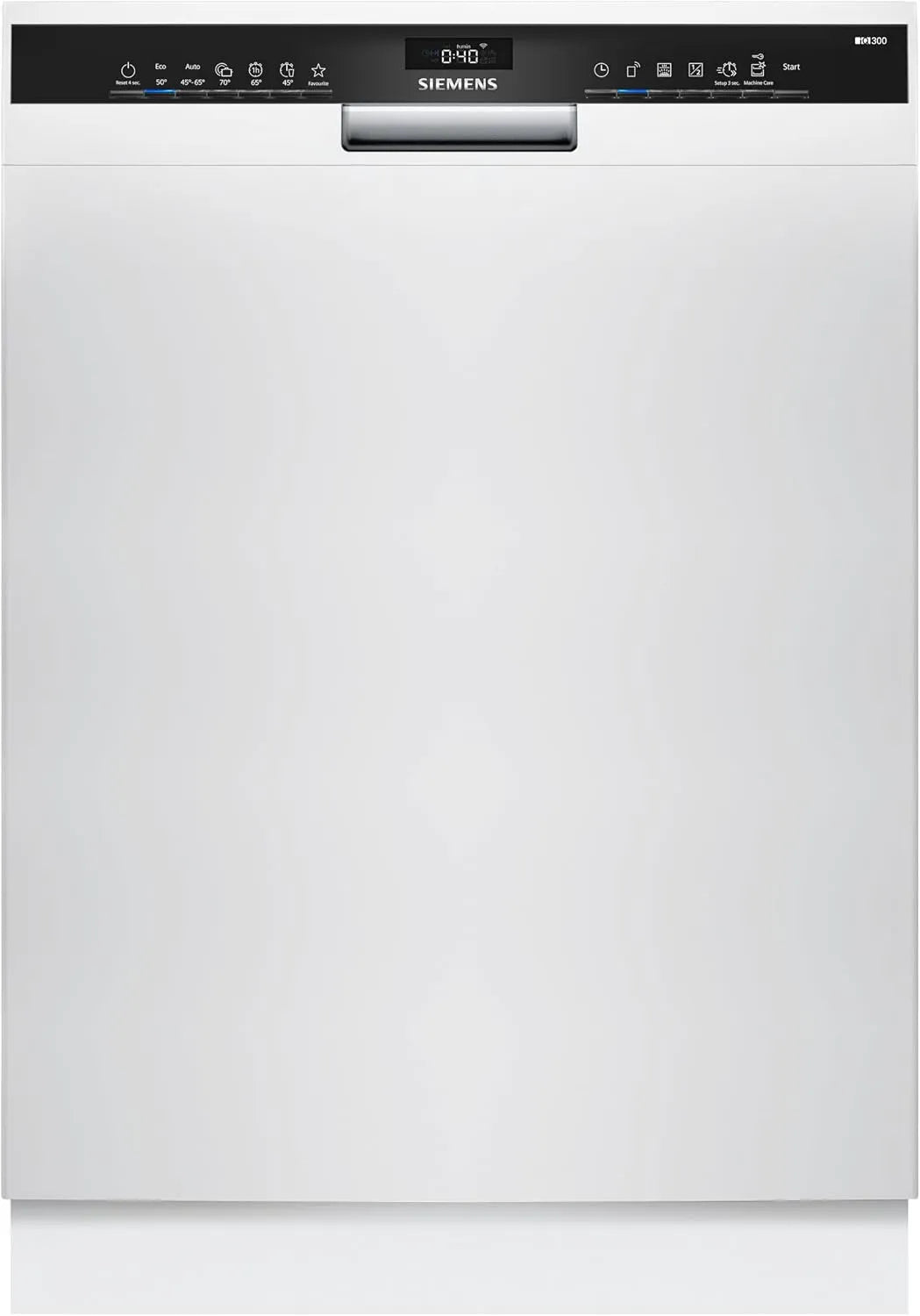 Siemens SN43HW03TE iQ300, Myčky nádobí, 60 cm, podstavba myčka 60 cm, příbory koš, smartStart, intensiveZone, varioSpeed Plus, Bílá