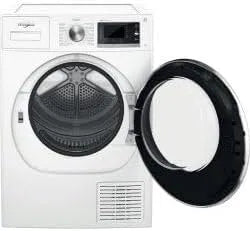 Whirlpool W6D83WRBE, Sušičky s tepelným čerpadlem, Hot vana tepelná čerpadla sušička, Černá, 83W, 8 kg, 8.0 kg, 1.93 kW