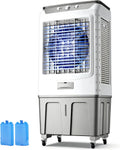 JINGSHIQIAOPL, Odpařovací chladiče, Klimatizace Mobilní Ložnice ventilátor s vodní chlazení, Bílá, 50 dB, 80 W, 127 V, 60 Hz