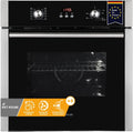 KKT KOLBE BO8805SS, Trouby, built- v troubě, 60 cm, 70 L, černá stříbrná