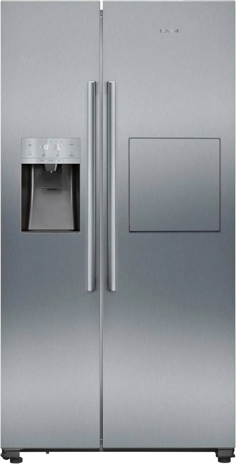 Siemens KA93GAIDP iQ500, Chladničky, americká boční strana, 178, 7 x 90.8 cm, 369 L chlazení & 191 L, nofrost, Černá, 93G, 7 x 90, 8 cm, 369 L