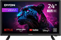 DYON, Televizory, Film Smart 24 VX 24 palců HD Smart TV, Černá, 24 V, 60 cm, 230V, 12V