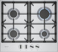 Neff T26CIP8N0, Varné desky, N 70, plynová varná deska, 60 cm, FlameSelect, Kovové roury, Litinový nosič, Stříbrná, 3 kW, 7, 5 kW