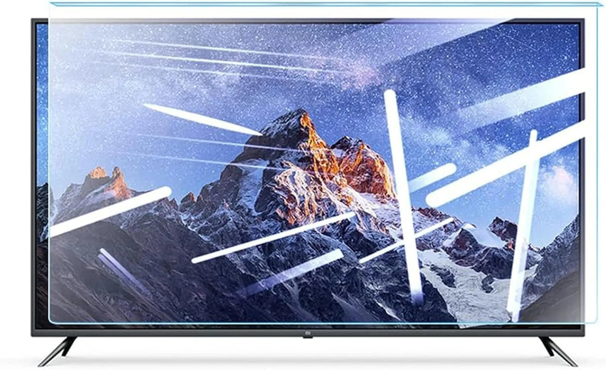 GTHTUHFD 43-49-Zoll-Displays, Ochranné prvky obrazovky TV, Viset anti- modré světelné displeje ochranný film, anti- Uv clona ochrana, TV, Černá