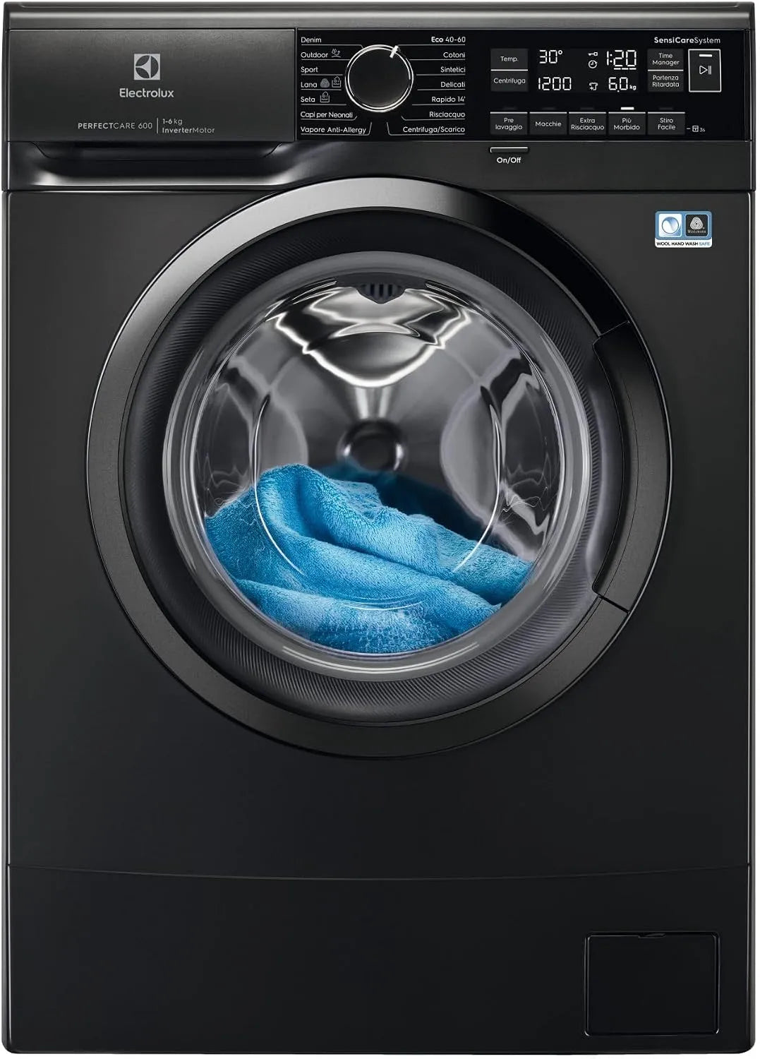 Electrolux ew6s326abl, Pračky, elektrolux perfectcare 600 Slim pračka s předním nakladačem, nominální kapacita, Bílá, 6.0 kg, 1, 5 kg