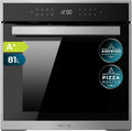 Cecotec P506000, Trouby, built- v troubě Pyrolytic 60 cm Bolero Hexa Edge A + 3400W, 81L kapacita, 11, Černá / stříbrná, 60 cm, 3400W, 81L