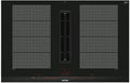 Siemens ex875lx67e, Elektrické vařiče, Vakuová indukční varná deska 80 cm, 4 hořáky, 7400 W, černá, 80 cm, 875l
