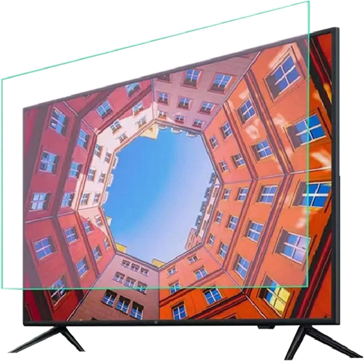 MJYT, Ochranné filmy na displeji, Anti Glare Monitor displej Protection Film pro 32- 75 palců Desktop - Oční, Černá, 58 Inch, 1269x721mm, 7 v