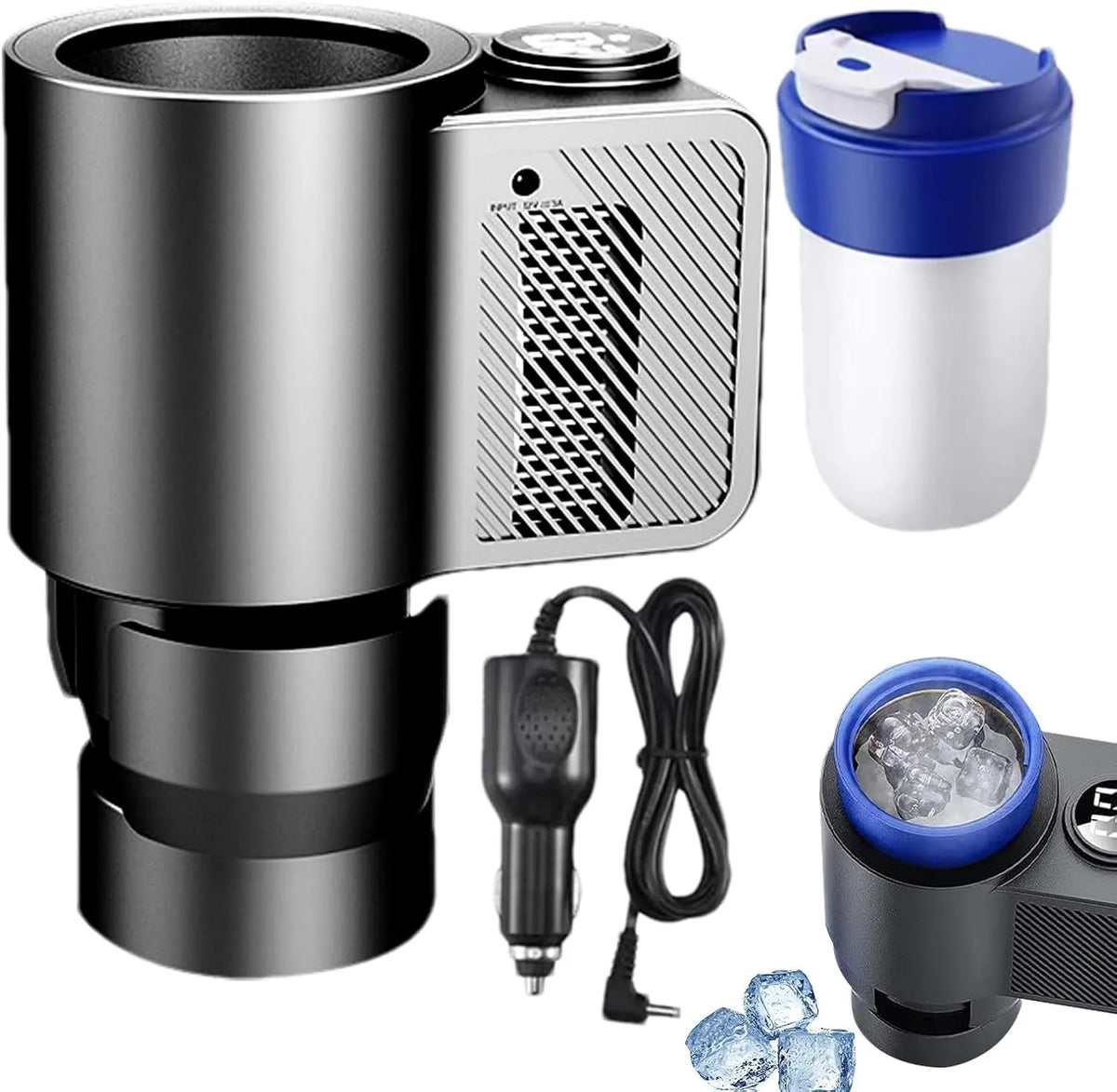 Generisch, Chladničky, Lednice na auta - radiátor - Chytrý Cooler Car Cup, Bílá, 2 v, 12V, 36W