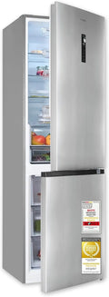 Exquisit KGC5350, Kombinované chladničky s mrazákem, Excelentní Chladič - No Frost - 347 l - Inoxlook, Bílá, 347 l, 243 l, 104 l, 39 dB