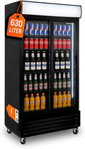GastroHero SC-630FS, Nápojové chladničky, Nápoje Lednice 630 L, Osvětlení Náhlavní souprava, Skluzové dveře, Bílá, 630 L, 835 x 625 x 1270 mm