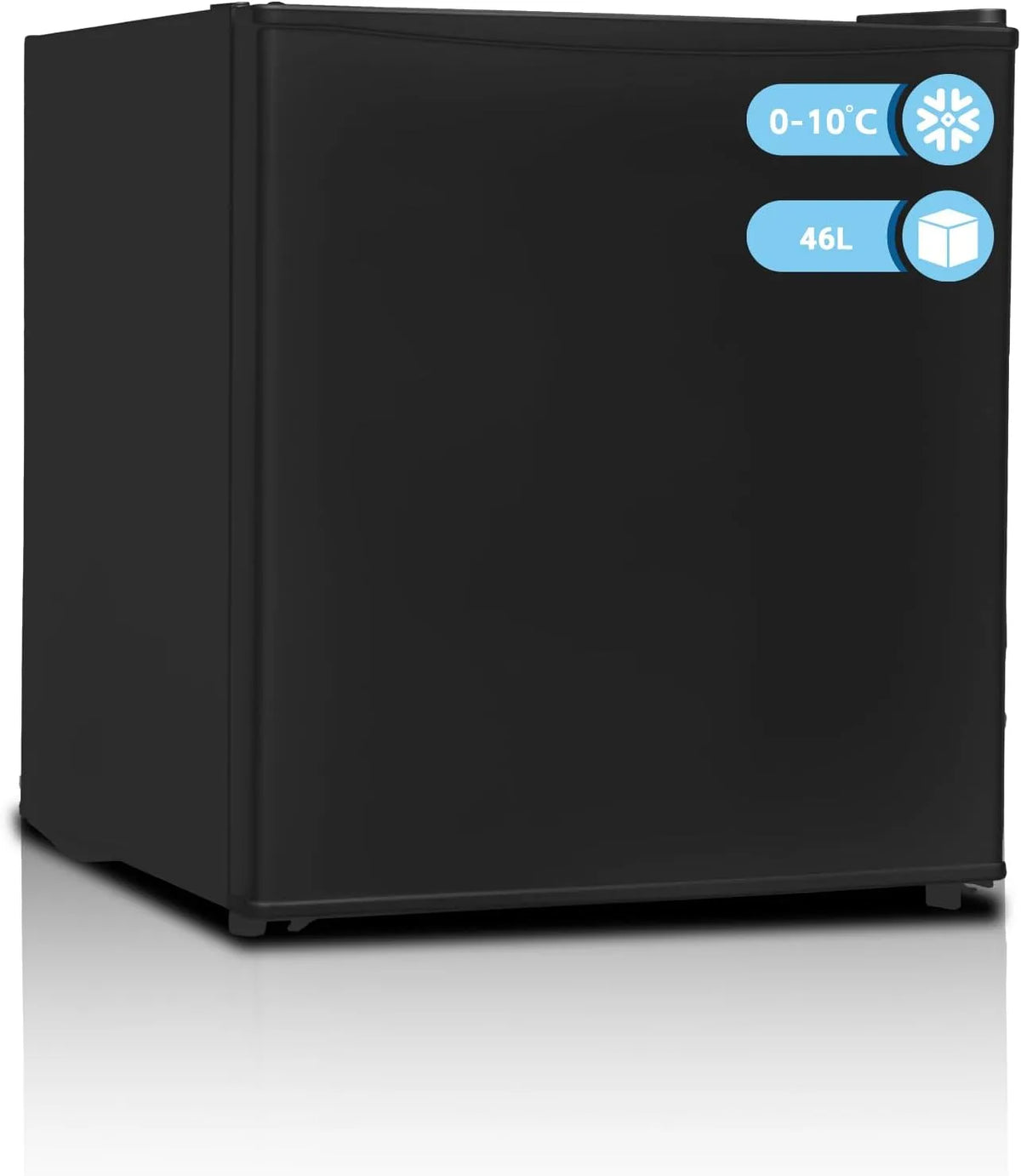 Techomey 6-Stufen 6-Step, Minichladničky, Lednice 45L, Mini Lednice černá, Lednice Malá Tichá, Mini Lednice 39dB, s, Černá, 45L, 39dB, 48L, 46L