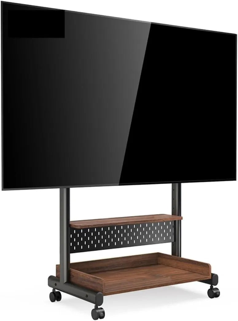 IROEJT, Stojanové nohy, Stojan na TV, roládový TV stojí pro televizory od 40 do 85 palců, TV stojan s, Černá, 85inch, 60 kg, 100 x 100 mm