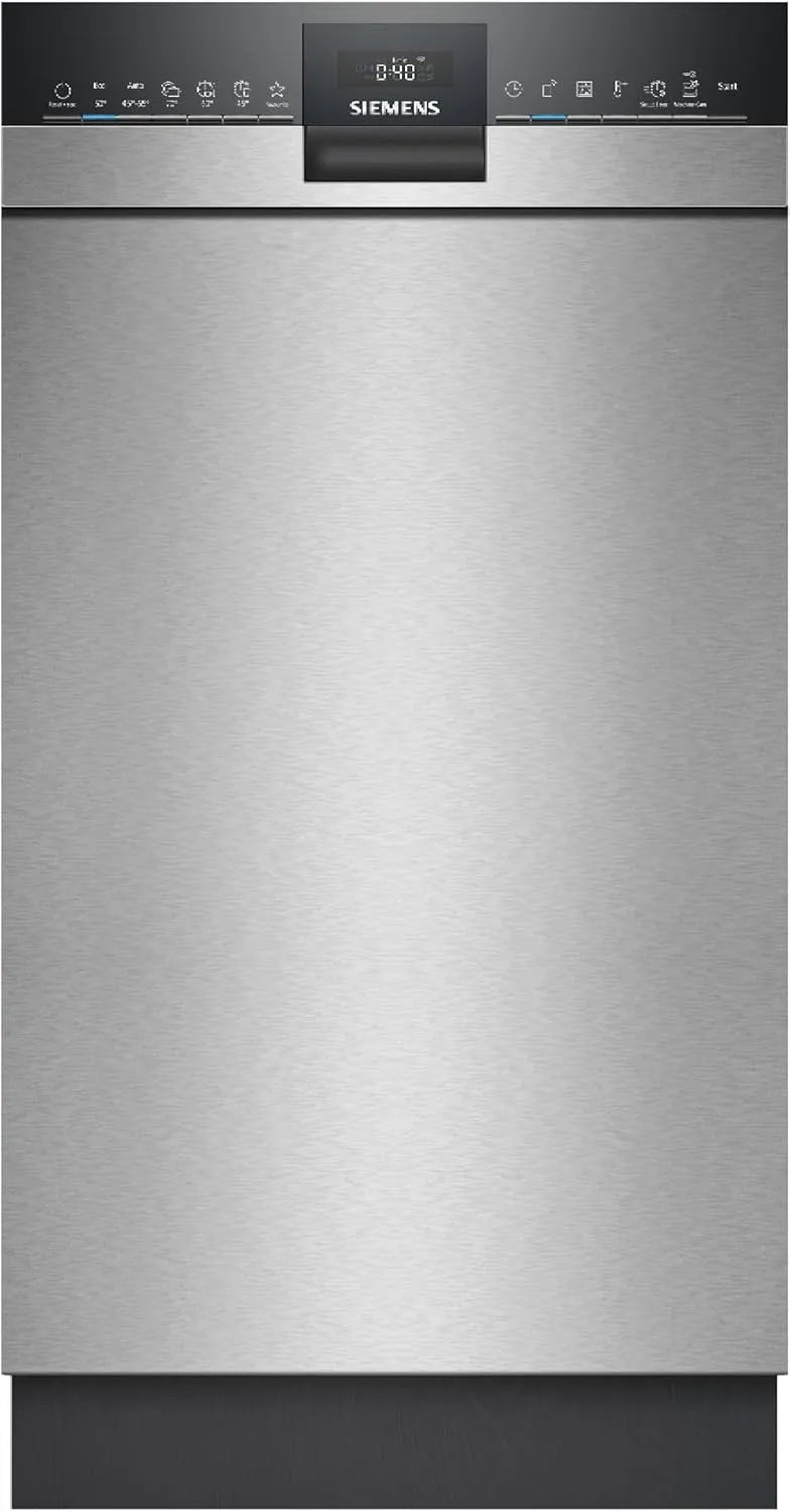 Siemens SR43ES25ME iQ300, Myčky nádobí, myčka na nádobí, 45 cm, zvláště tichá, varioSpeed Plus, košíkový systém varioFlex, Bílá, 5 × 44