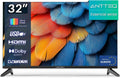 Antteq DVB-T2/S2/C E32-AH1Q1L, Televizory, TV 32 palců (TV 81 cm) LED TV, HD, Triple Tuner (DVB-T2 / S2 / C), s HDMI USB, Černá, 1L, 81 cm