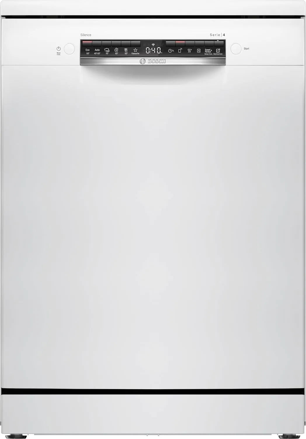 Bosch SMS4HVW00E, Myčky nádobí, 60 cm, ová řada 4, volně stojící myčka nádobí, bílá, 5 cm, 85 kW, 9 l