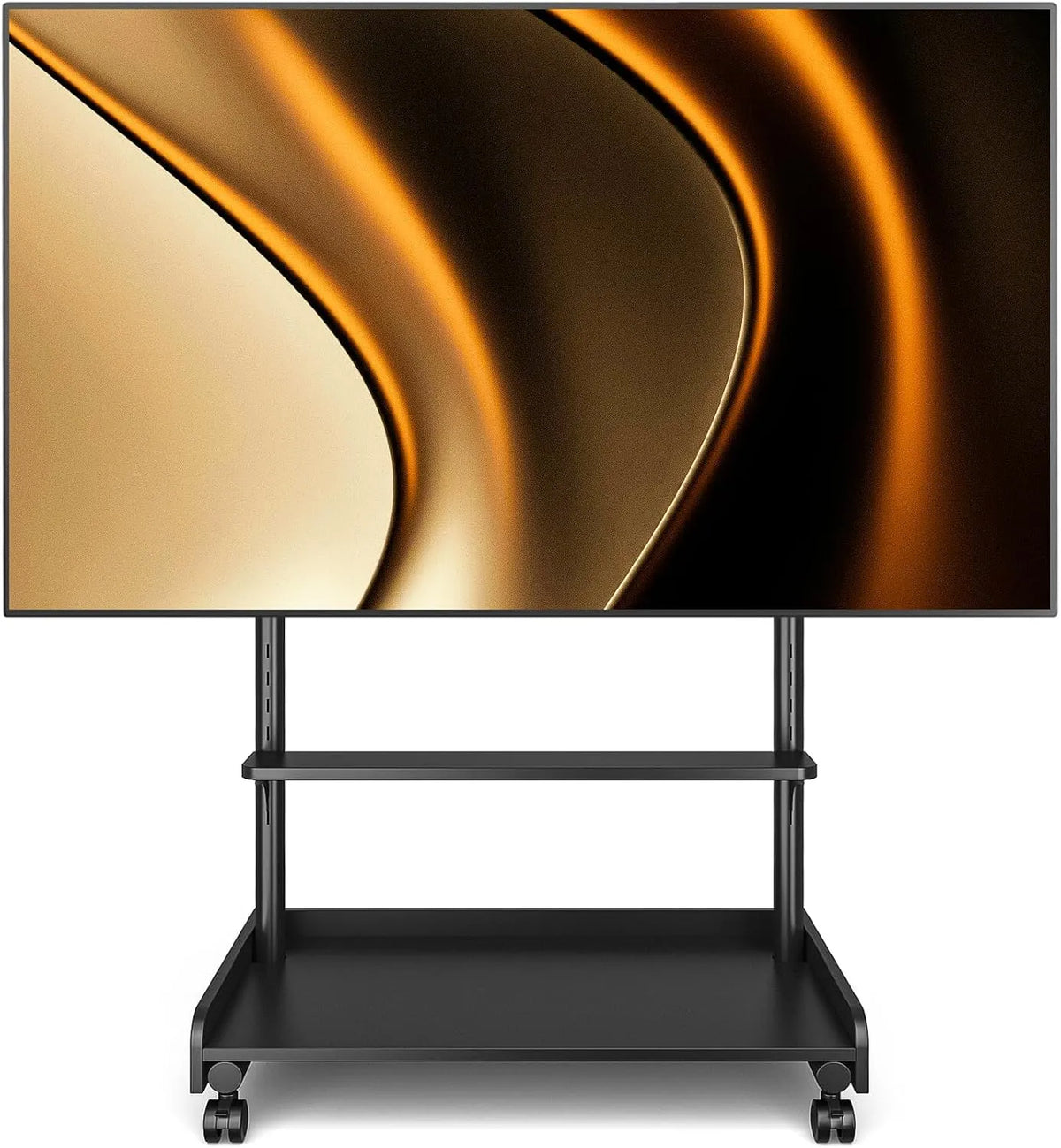 TVON, Stojanové nohy, TV Stojan Rolling TV auto pro 40- 86 palců TV až do 68KG černá, Černá, 68KG, OLED, 100mm, 600mm