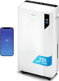 Pro Breeze 35m2, Odvlhčovače vzduchu, Na Breeze 20L odvlhčovač v 24h odvlhčovacím výkonu - odvlhčovač elektrické s, Bílá, 20L, 5.5L
