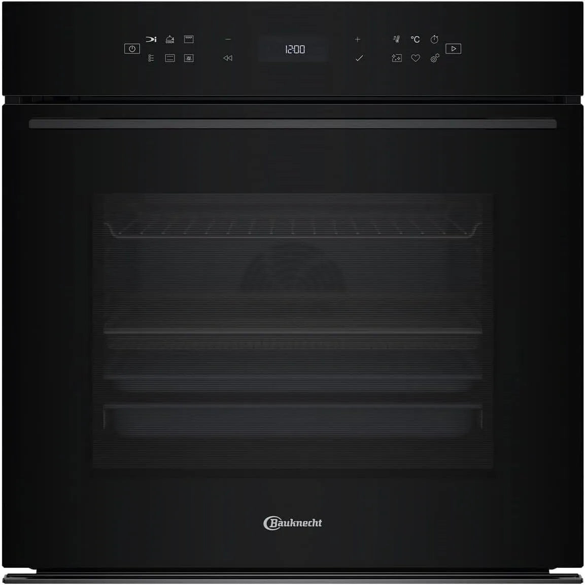 Bauknecht BBI78PT1SK, Trouby, Pyrolýzní trouba Černé sklo, Černá / stříbrná, 73 l, 4 g