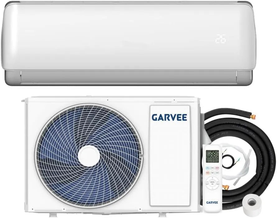 JustSmart 220-240V, Splitové klimatizace, AUX Nová FM série Split klimatizační systém 12000 BTU, archové kovové pouzdro, Bílá, 12000 BTU, 240V