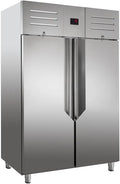GastroHero KS-GREENLINE1400, Chladničky, Lednice 1400 L, 6 pater, nerezová ocel KS, Stříbrná, 1400 G, 1400 L, 1358 x 875 x 2119 mm
