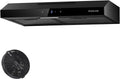 GASLAND SR60BS CF158, Podstavné digestoře, 60cm Chef Kroužová kapota 60 cm cirkulující vzduch, Tiché Kroužky Výfukový vzduch, Černá, 60cm, 1 x 2