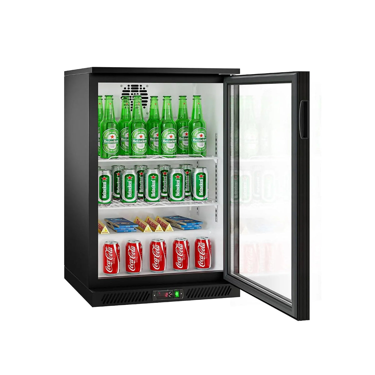 GGM Gastro, Barové chladničky, Bar Lednice 126L 600mm, Bílá, 126L, 600mm, 505 mm, 895 mm