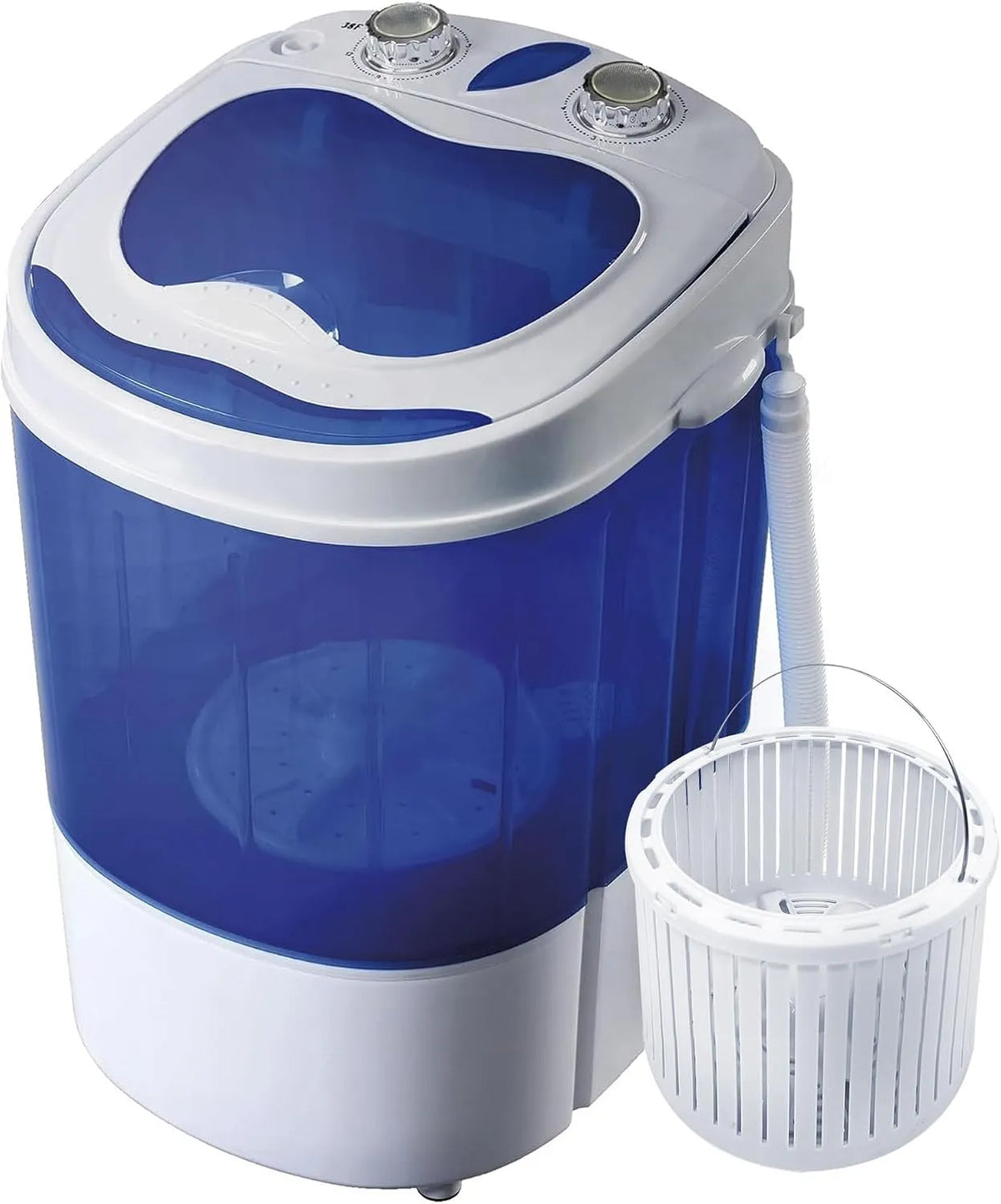 briebe WM1111, Přenosné pračky, BriţCamp Mini pračka Mobilní s pračkou, kempování, přenosná pračka do 3 kg, Bílá, 3 kg, 36 x 37 x 53 cm, 1 kg