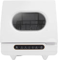 XIAYUHE, Stolní myčky nádobí, Mini myčka nádobí, 800W myčka nádobí s 2 pracími režimy, 5 funkcí, 45 45, Bílá, 800W, 38cm, 220V, 50Hz