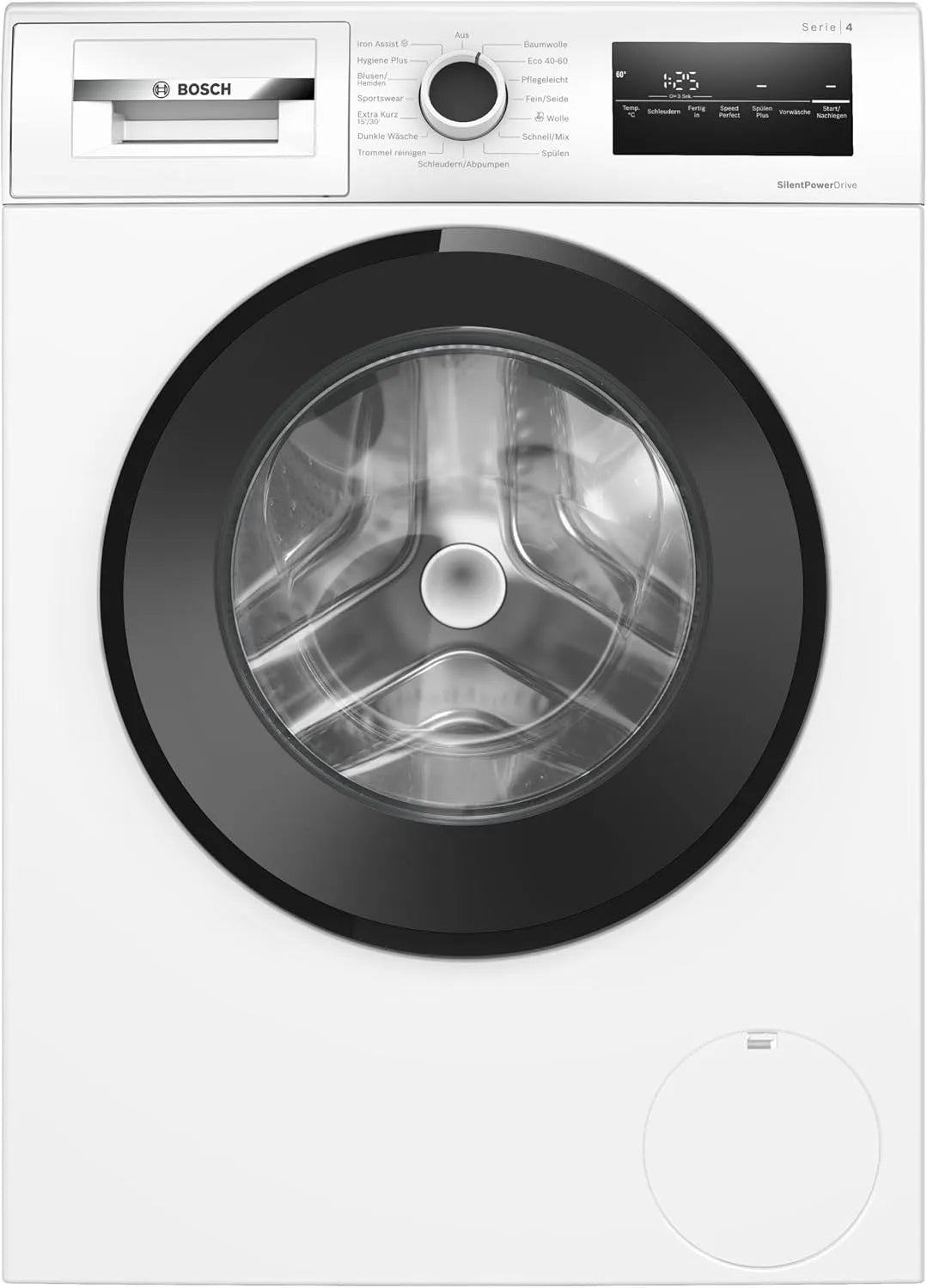 Bosch WAN282K4, Pračky, Series 4 pračka 8 kg 1400 ot. / min, Bílá, 8 kg, 15 l, 4 kg
