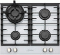 Kaiser, Varné desky, CHEF Luxusní bílý plyn Kochfeld 60cm Autopark, plyn Kochfeld, plyn na bílé sklo, Bílá, 60cm, 4 v, 3.8 kW, 6380W