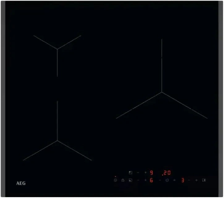AEG Hob2Hood-System TI63IQ3BFB, Varné desky, indukční sporák, 60 cm, 3 zóny vaření, SenseBoil & SenseFry, FlexiPuder, Hob2Hood, Černá