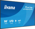 iiyama LE9864UHS-B1AG USB2.0, Monitory, Prolit 247.7cm 98 'Digitální Signage displej VA LED Panel 4K UHD HDMI USB- C, Černá, 247.7cm, 98 ', 4K