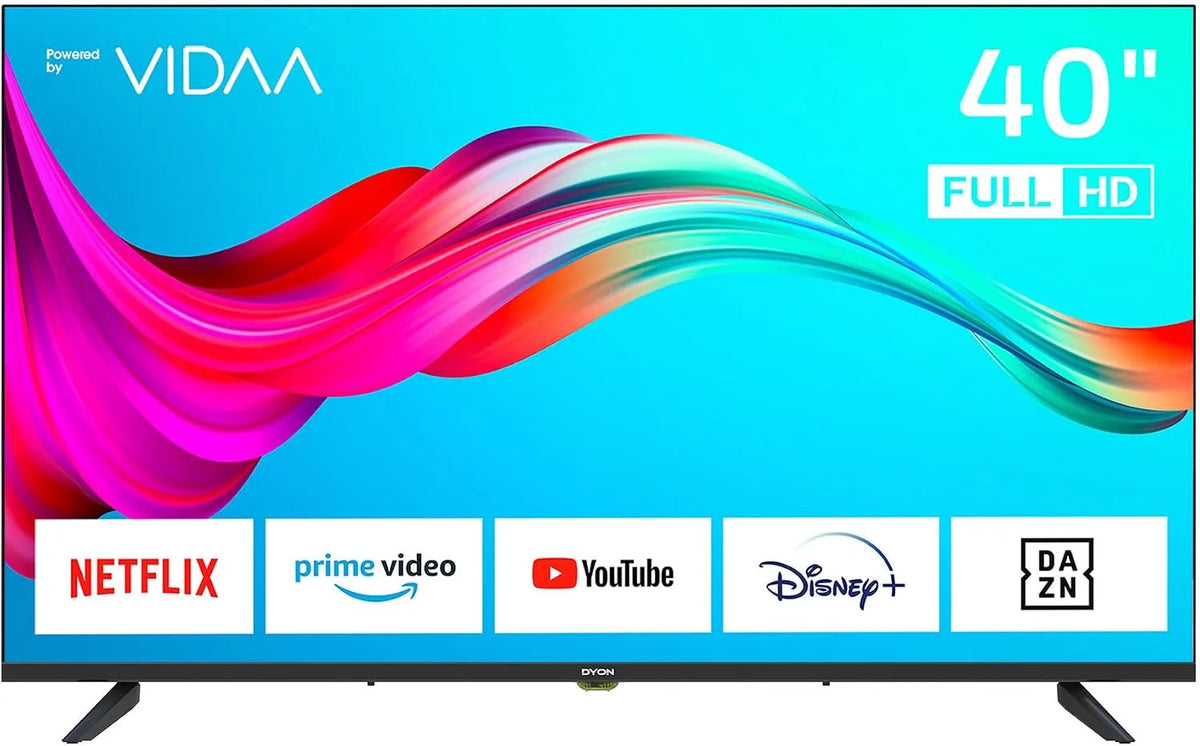 DYON VX-2, Televizory, Smart 40 palců Full HD Smart TV, Černá, 40 V, Full HD, 100 cm