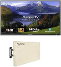 SYLVOX, Televizory, Outdoor TV, 65 palců Chytrý QLED TV, Weatherfest Venkovní TV Podpora Google, Černá, QLED, 4K, 55 V, 10W