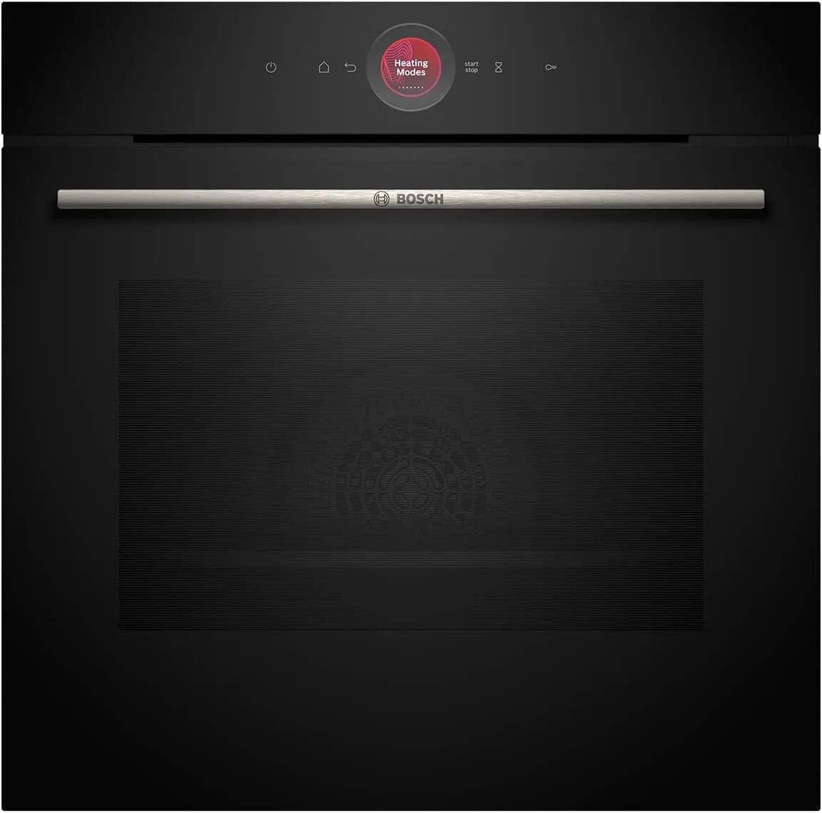 Bosch HBG7341B1, Trouby, série 8 Smarter Built- in Pevn, 60 x 60 cm, Made in Germany, černá, Dirt Repelent, 71 l