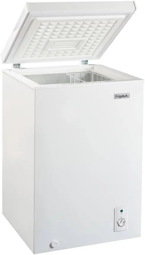 Frigelux CCO100BE, Truhlicové mrazničky, mrazák; bílý; užitečná kapacita: 100 l, volně stojící mrazák, Bílá, 100 l, 90 l, 41 dB, 5 x 55