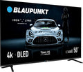 BLAUPUNKT UHD/4K 50-Zoll, Přenosné televizory, 50UCT6000S 50UKT6000S 50palcový UHD / 4K Smart TV s Tizen Wi-Fi Bluetooth, Černá, 4K, 200 x 200 mm