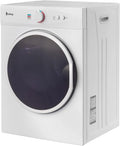 Bonnlo, Odvětrávací sušičky, oblečení sušička 3 KG, výfukový vzduch sušička 220V 900W, mini sušička s, Stříbro / bílé, 3 KG, 220V, 900W, 5x51