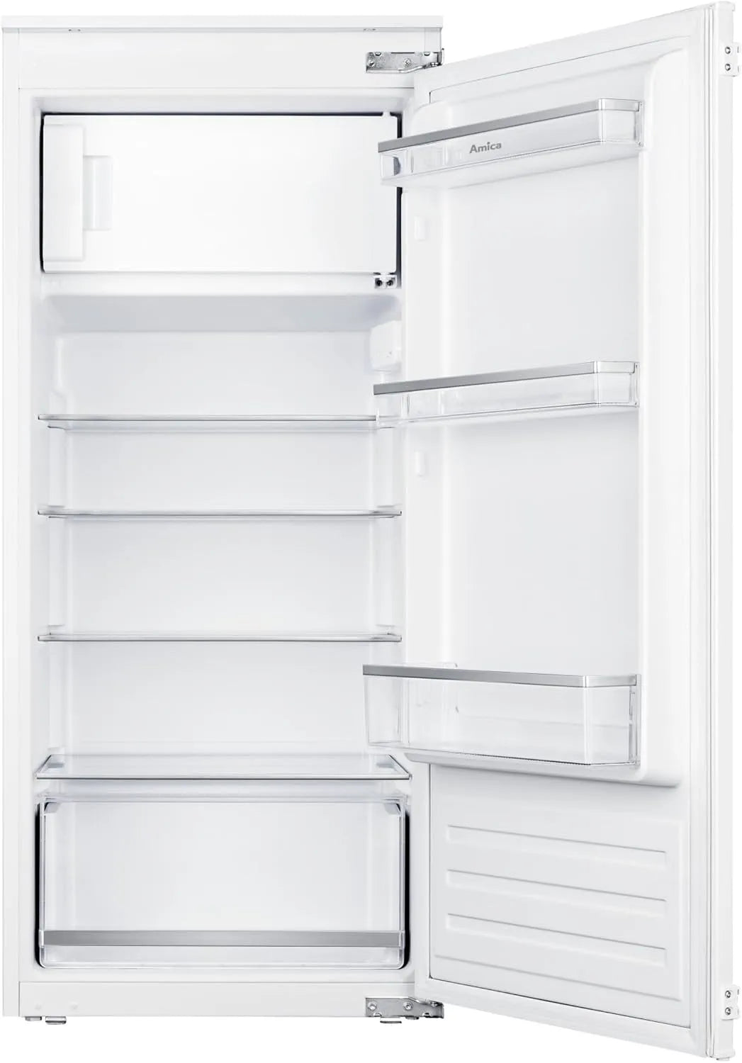 Amica 122.3x54x54cm, Kombinované chladničky s mrazákem, built- v ledničce s mrazákem 179L EKSS 362 221, Bílá, 179L, 3x54x54cm, 1220 mm
