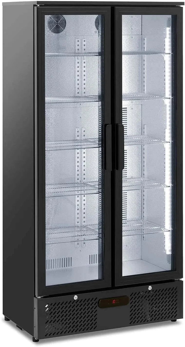 Royal Catering RC-BC004, Nápojové chladničky, Nápoje Lednice 458 l černá Powder Ostele Lahvička s nápojovou lednicí se, Bílá, 458 l, 10 v, 30 kg