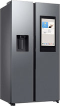 Samsung RS90F67BETEF, Kombinované chladničky s mrazákem, boční lednice, mrazák, AI lednička s mrazákem, 178 cm, 614 l, zásobník na led /, Stříbrná